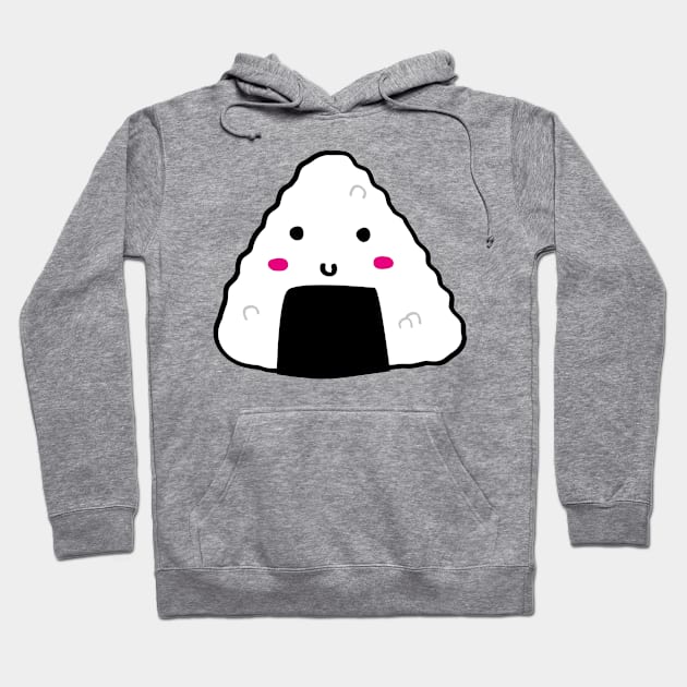 Onigiri Happiness: A Bite-Sized Delight Hoodie by PauRicart